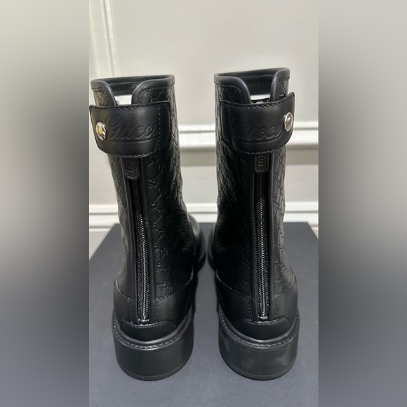 Gucci Micro GG Supreme Leather Short Boots - Picture 2 of 6